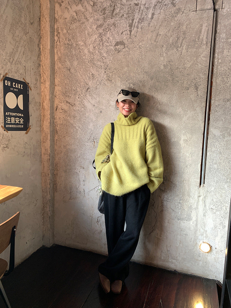 Oversized Turtleneck Sweater