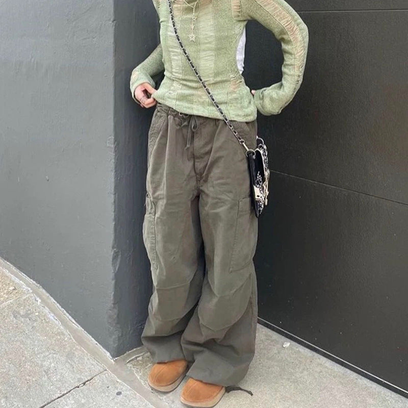 Loose cotton pants