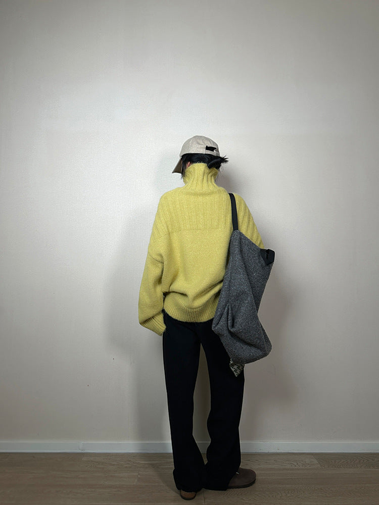 Oversized Turtleneck Sweater