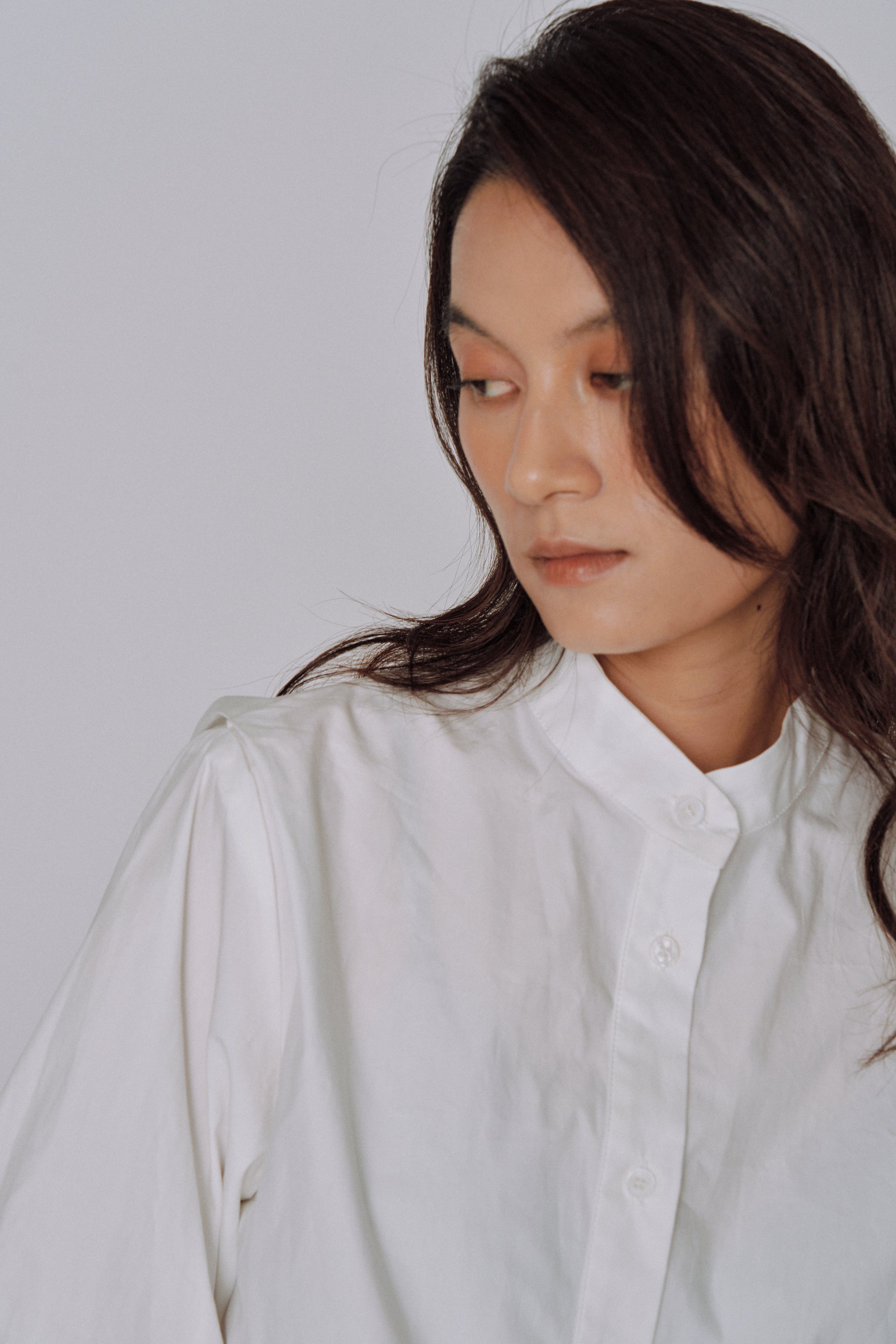 NEW｜Sculpted Petal Collar Shirt