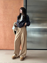 Wide leg loose trouser