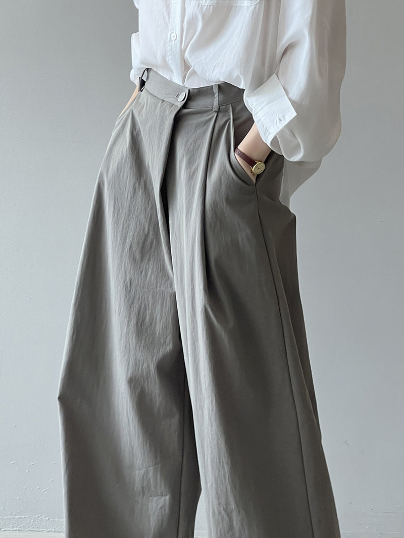 Asymmetry trousers