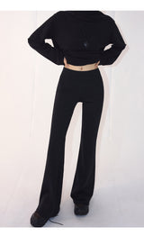 Flare stretch pants