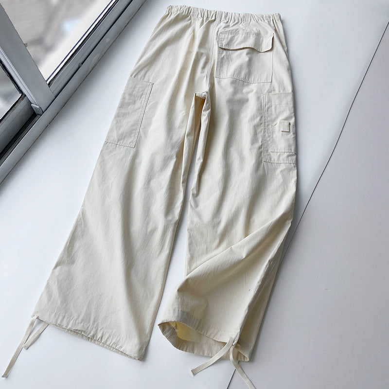 Loose cotton pants