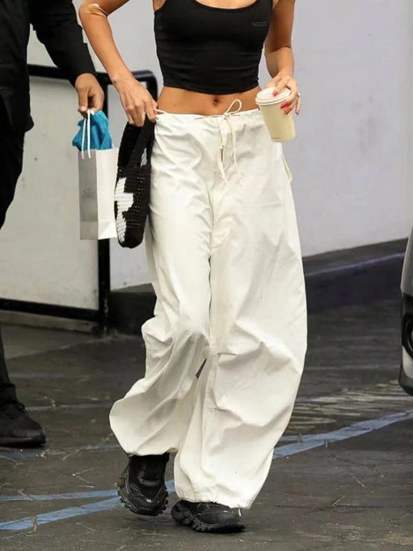 Loose cotton pants
