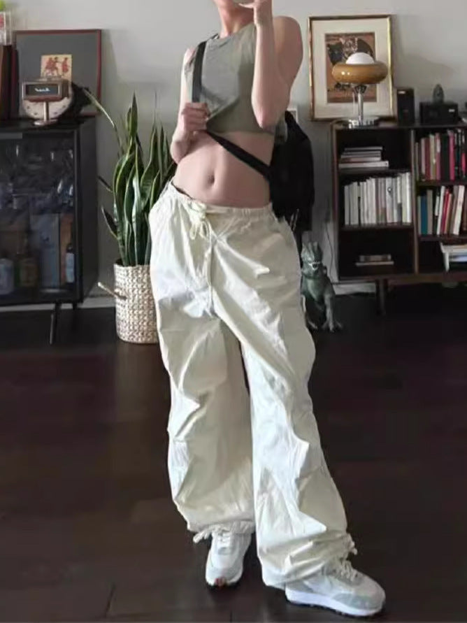 Loose cotton pants