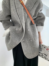 Wool blended jacket