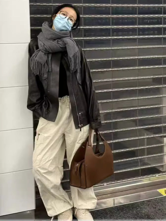 Loose cotton pants