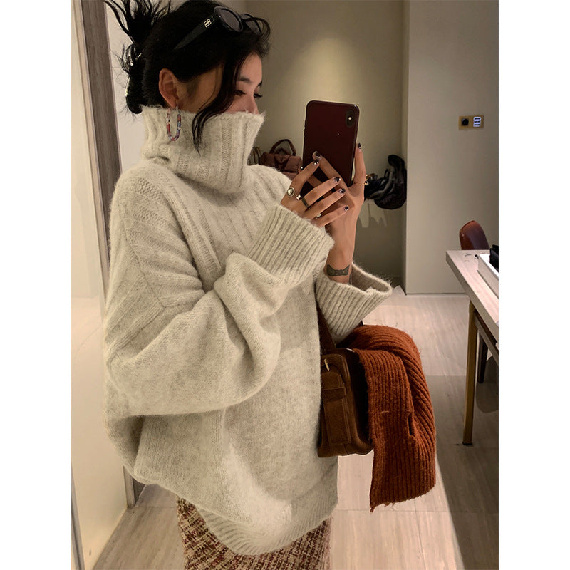 Oversized Turtleneck Sweater