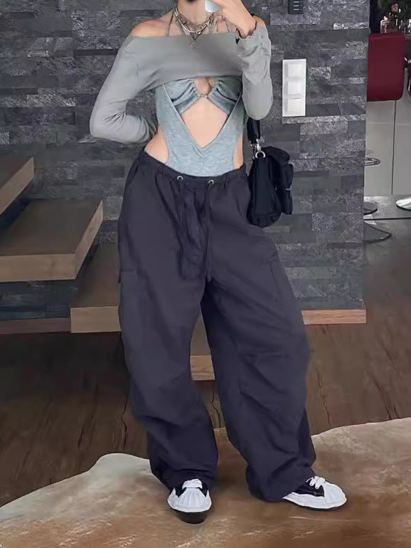 Loose cotton pants