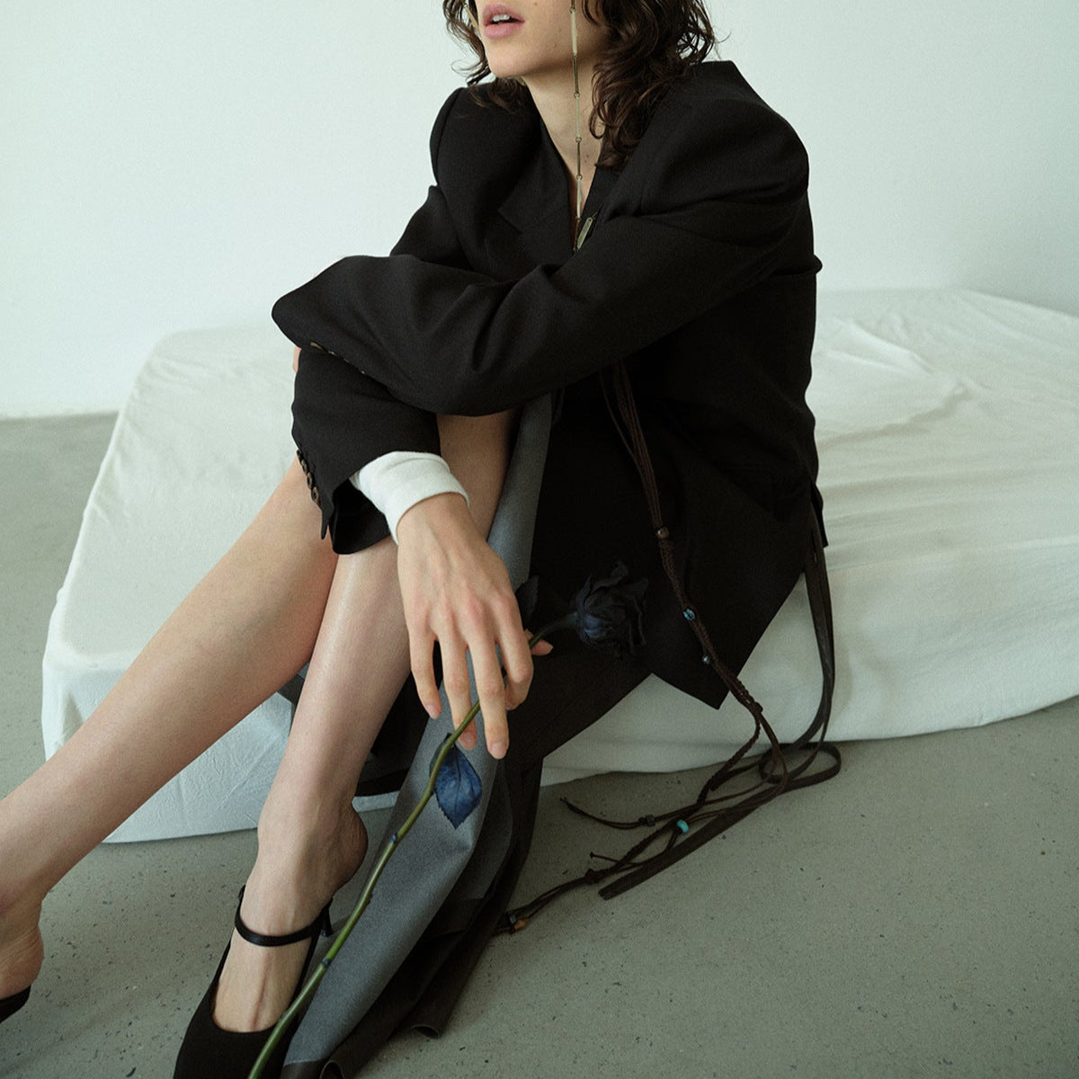 Vegan leather skirt