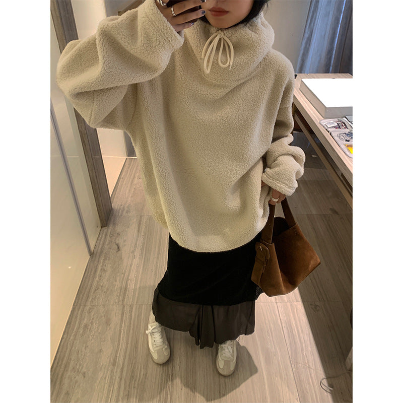 High Neck Fleece Jacket
