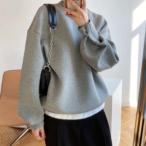 Airy Space Cotton Sweatshirt