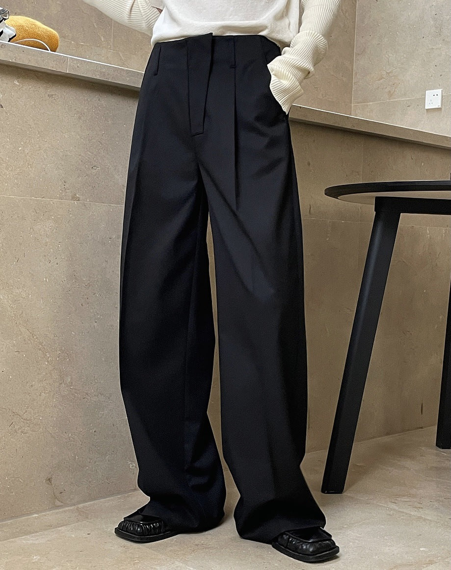 Tucked High Waist Trousers