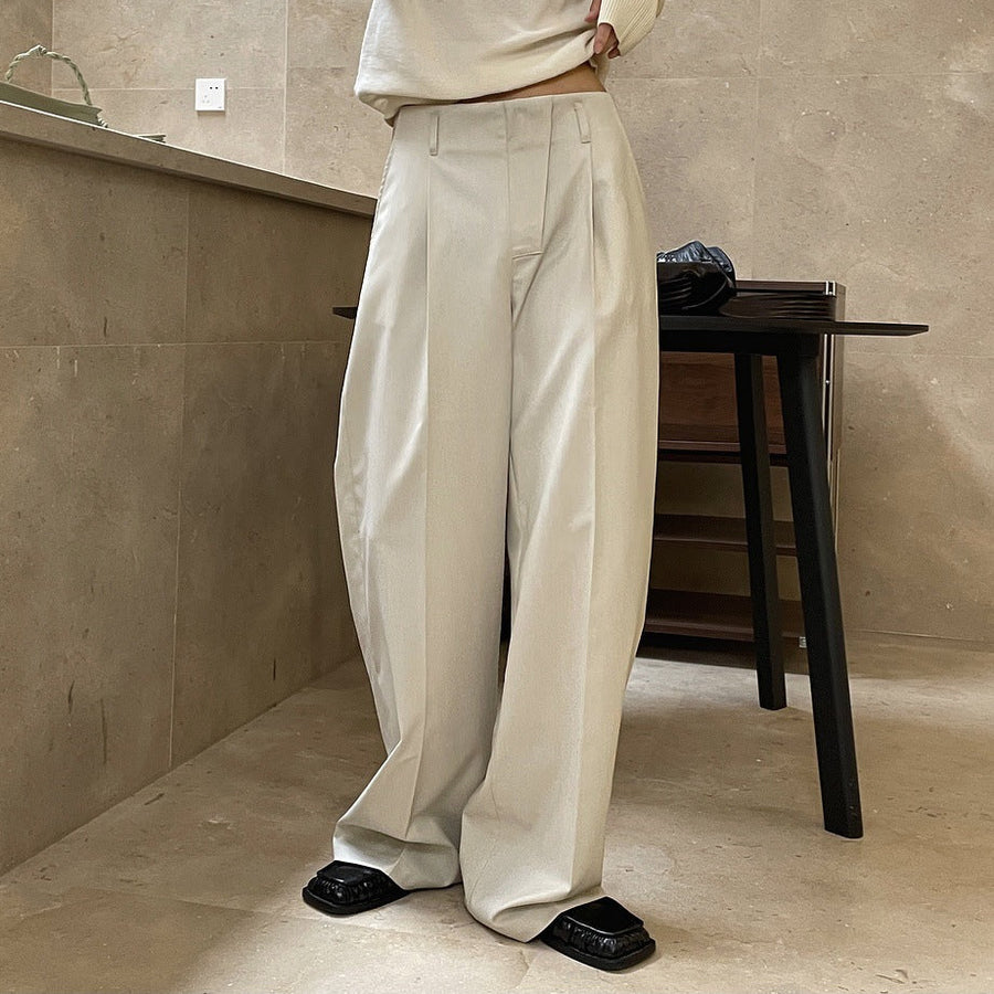 Tucked High Waist Trousers – THE FAB CLUB