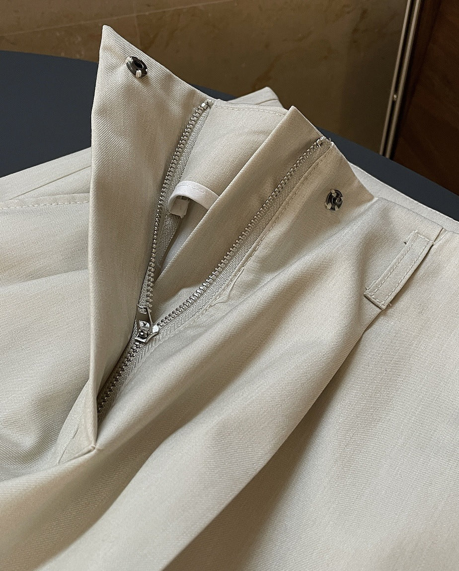 Tucked High Waist Trousers