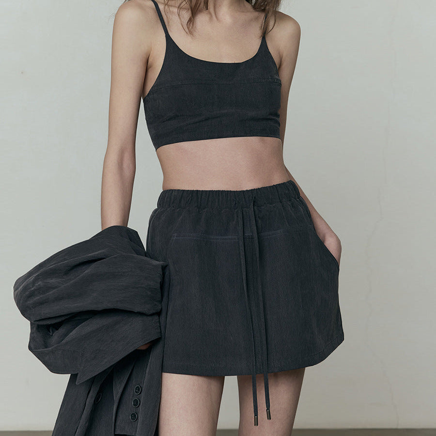 Fluid Drawstring Shorts