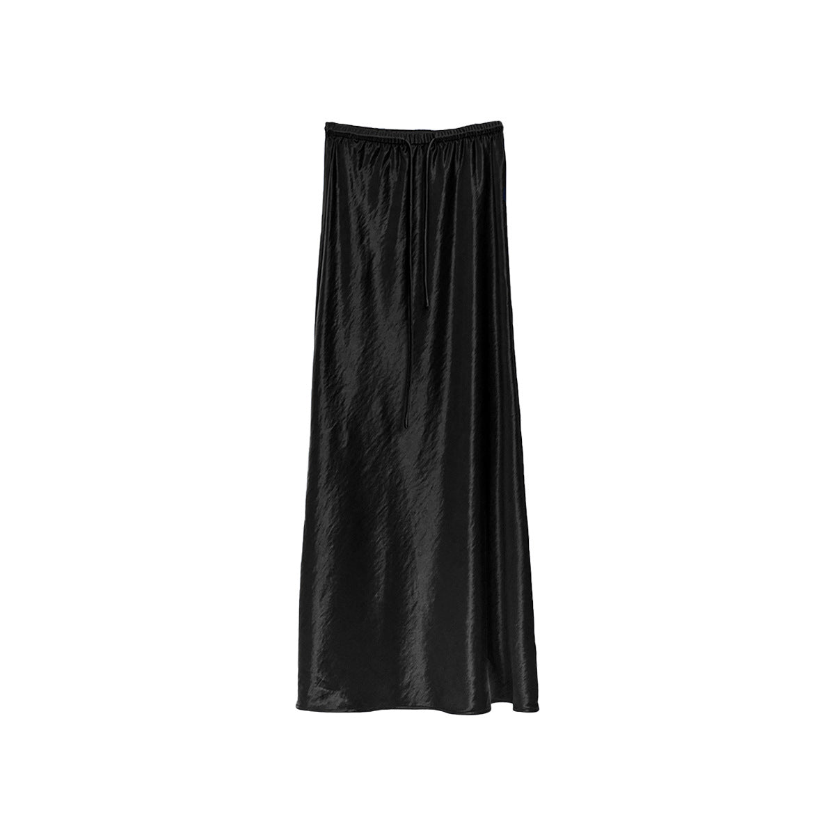 Satin Curve Skirt
