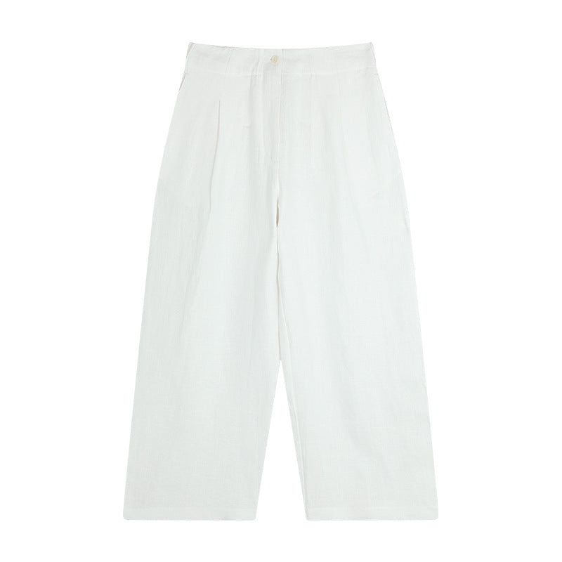 Linen Wide Trousers