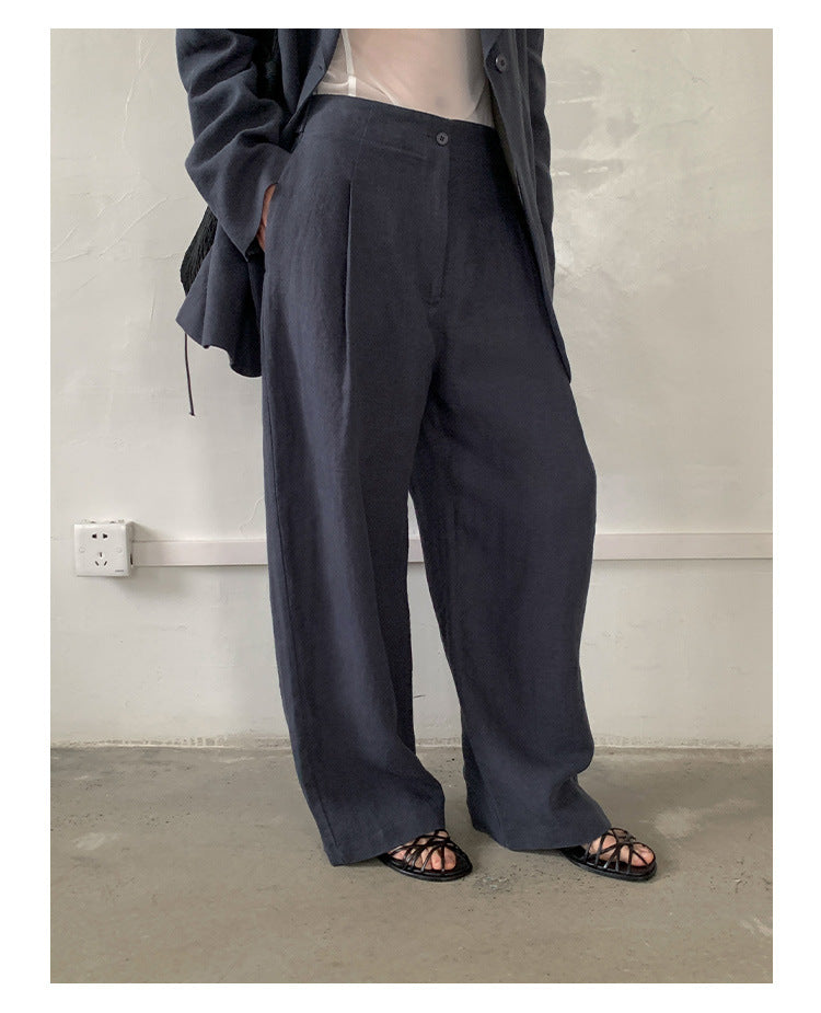 Linen Wide Trousers