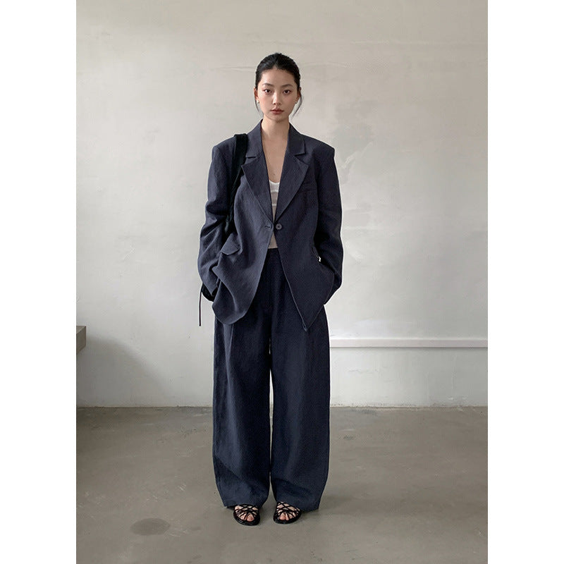 Linen Wide Trousers