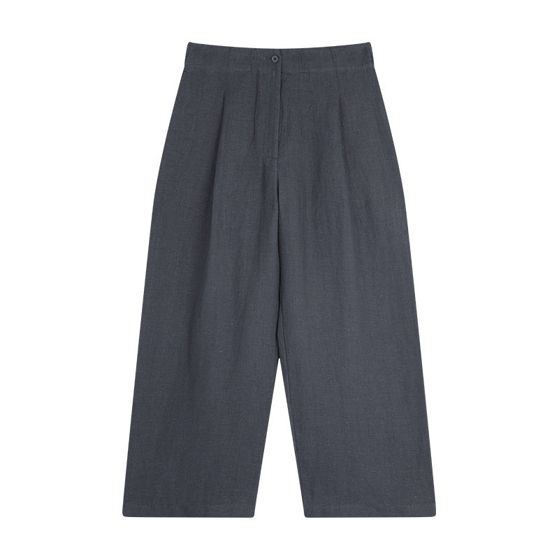 Linen Wide Trousers