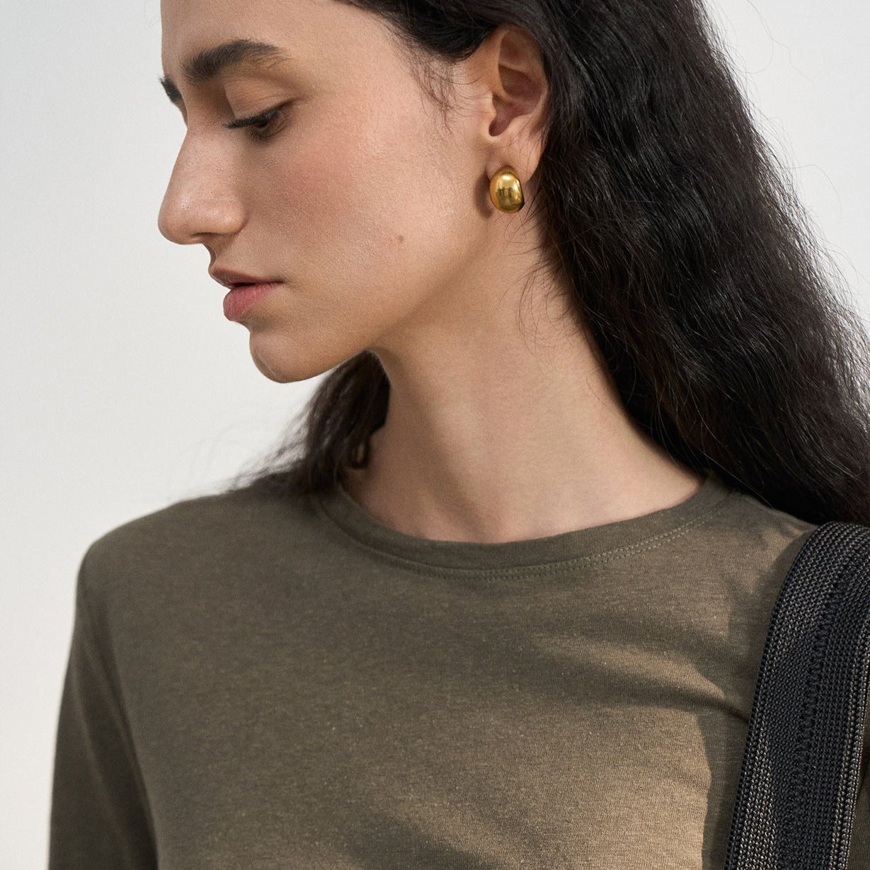 Side Gather Long Tee