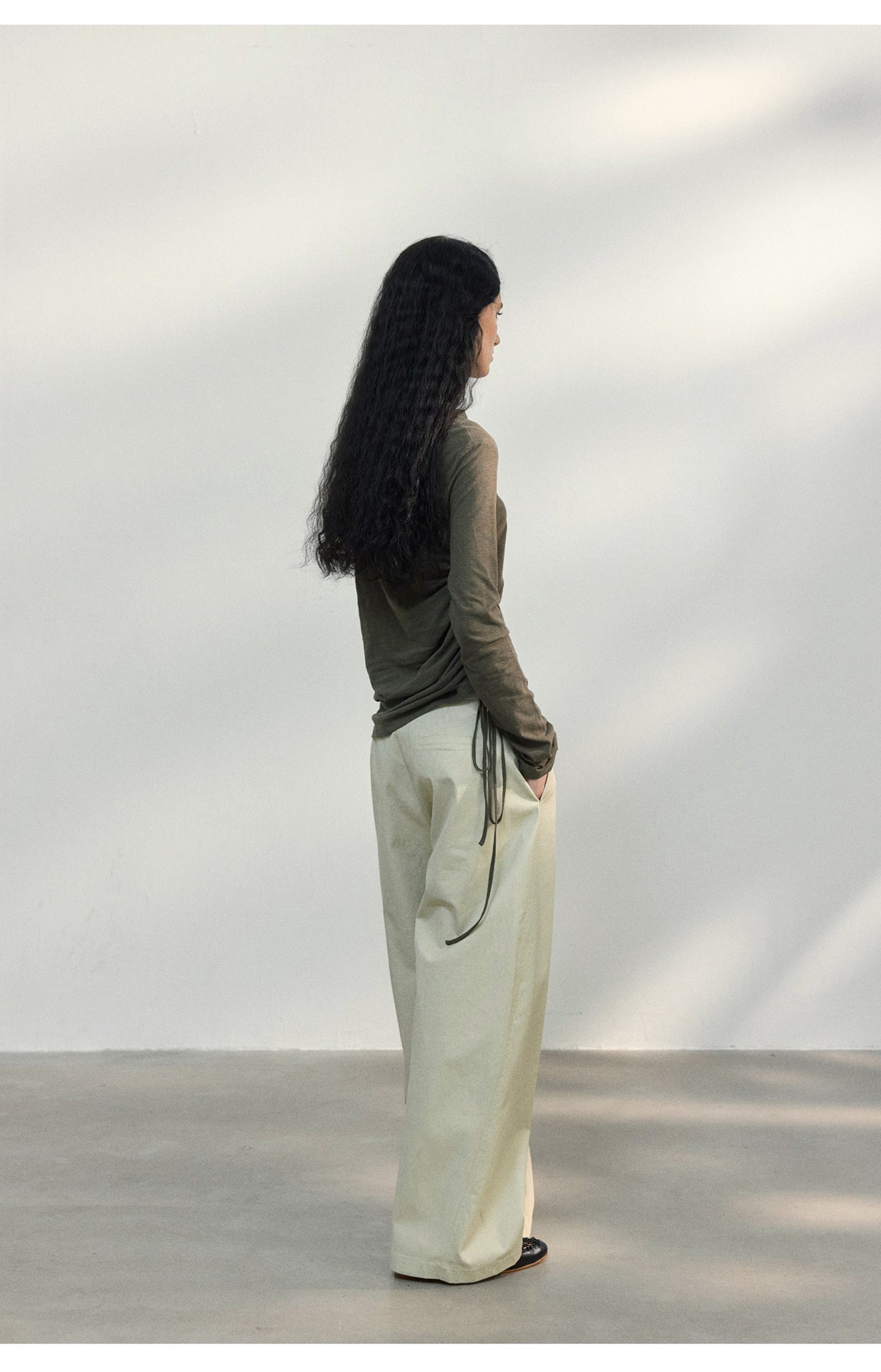 Side Gather Long Tee