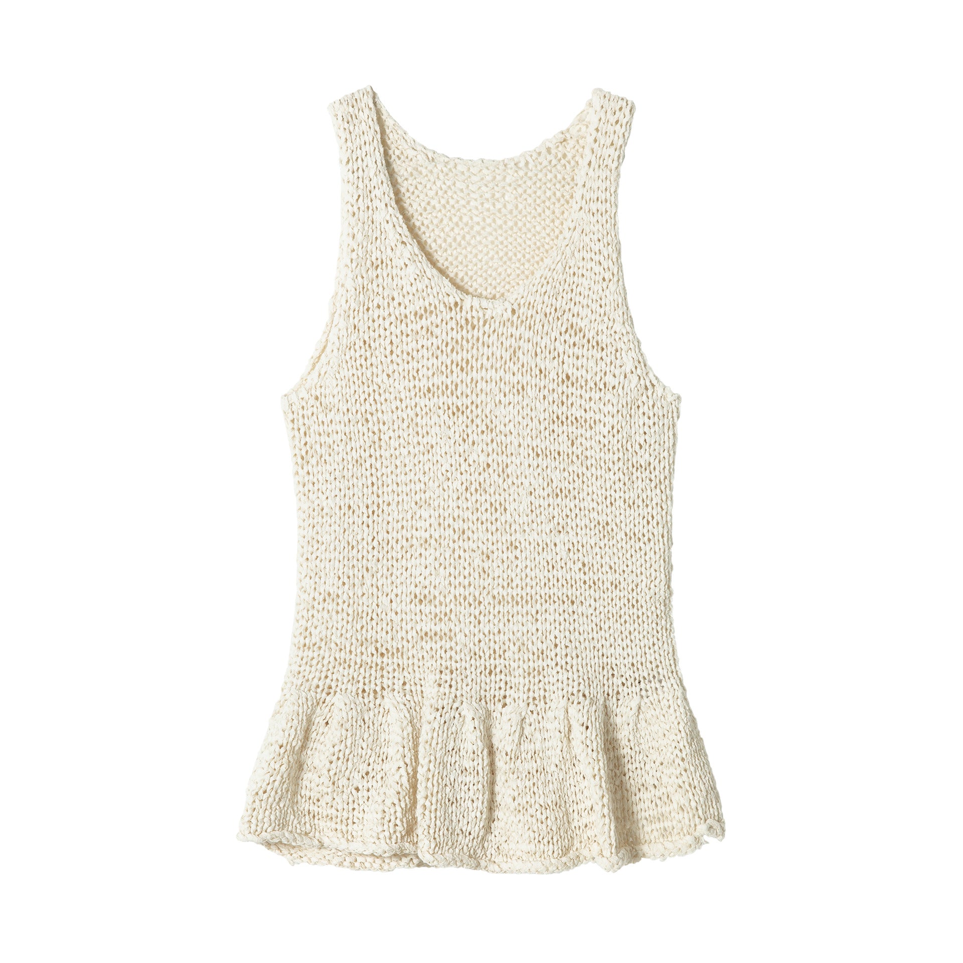 Flare Hem Knit Tank