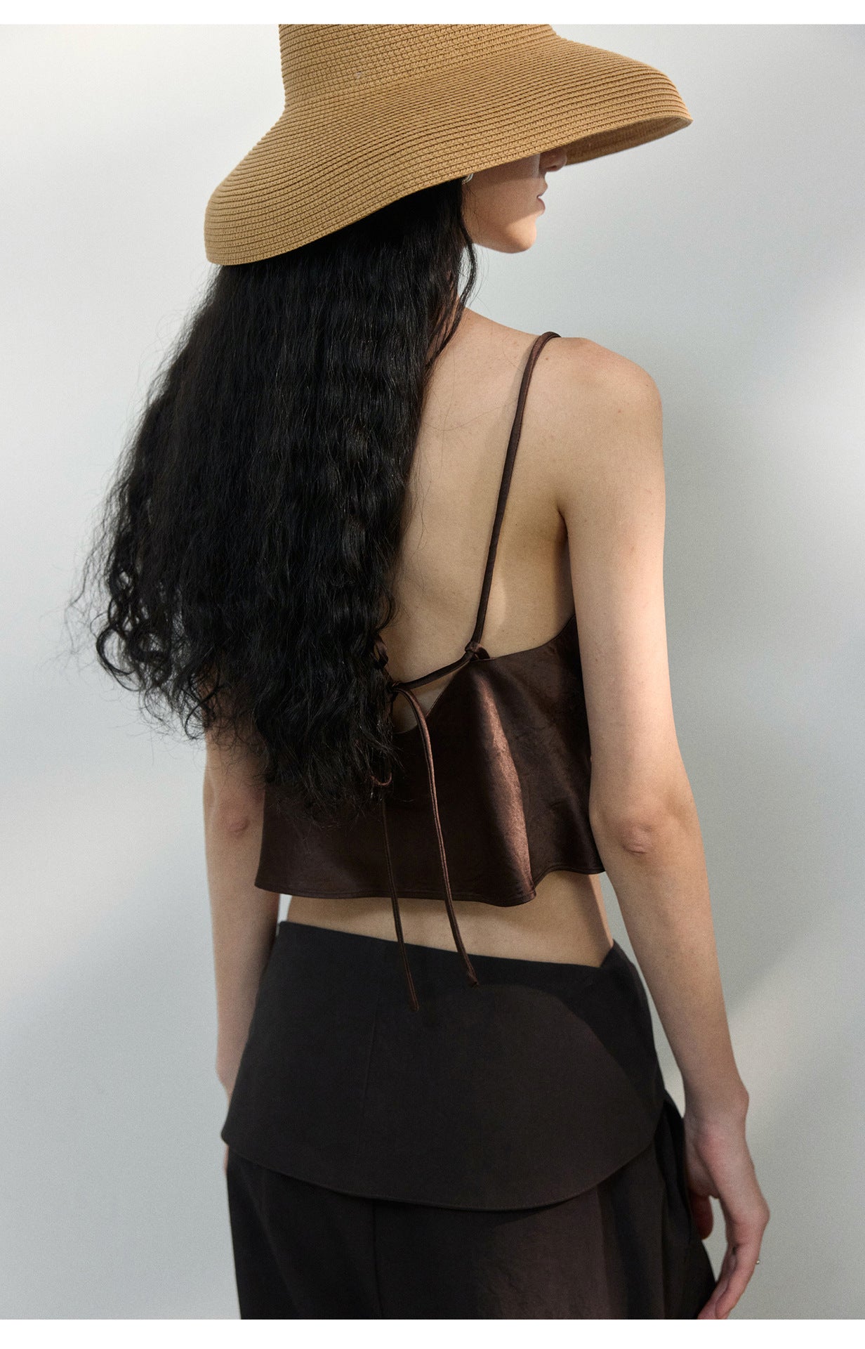 Satin Drape Cami