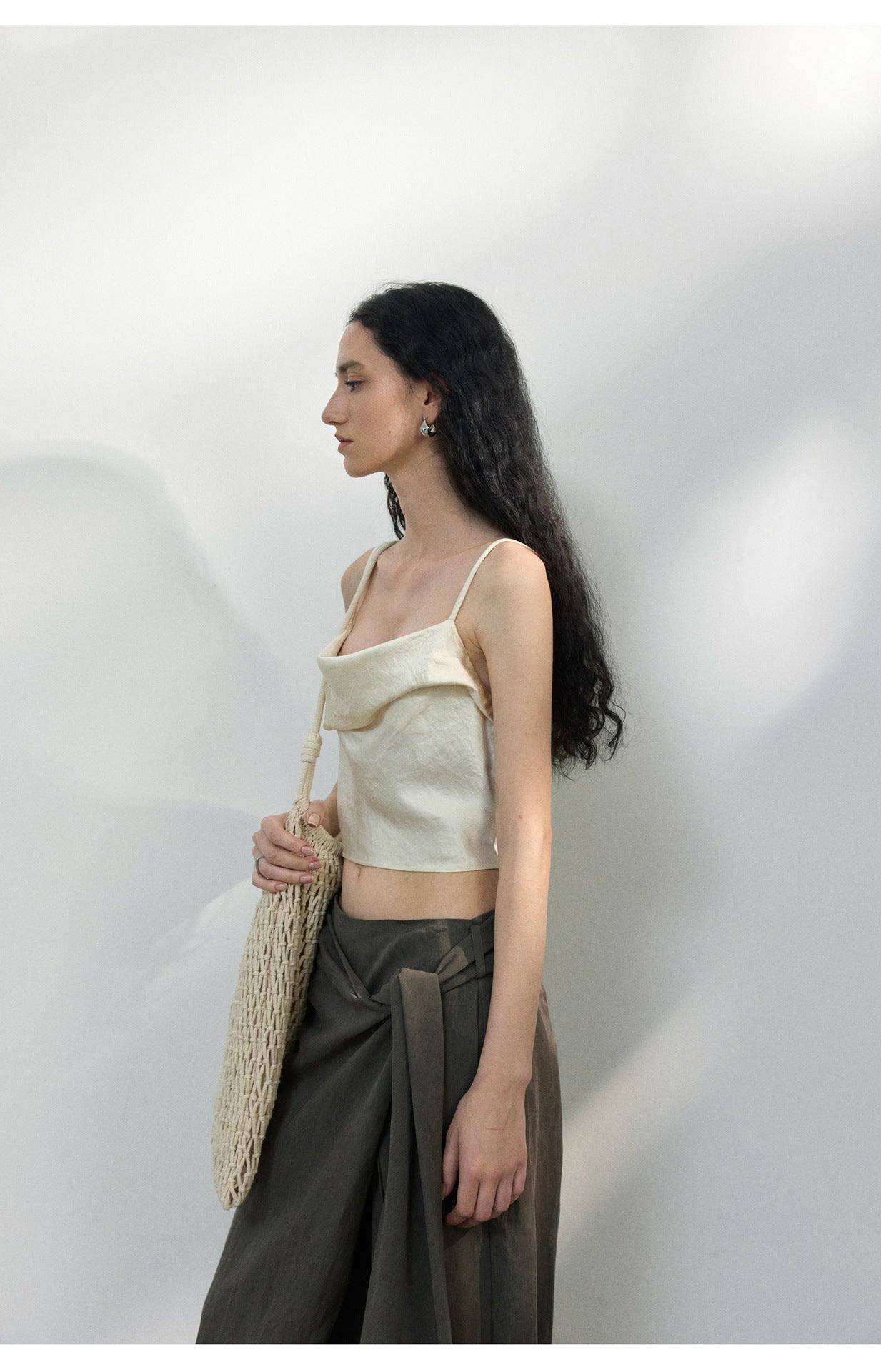 Satin Drape Cami
