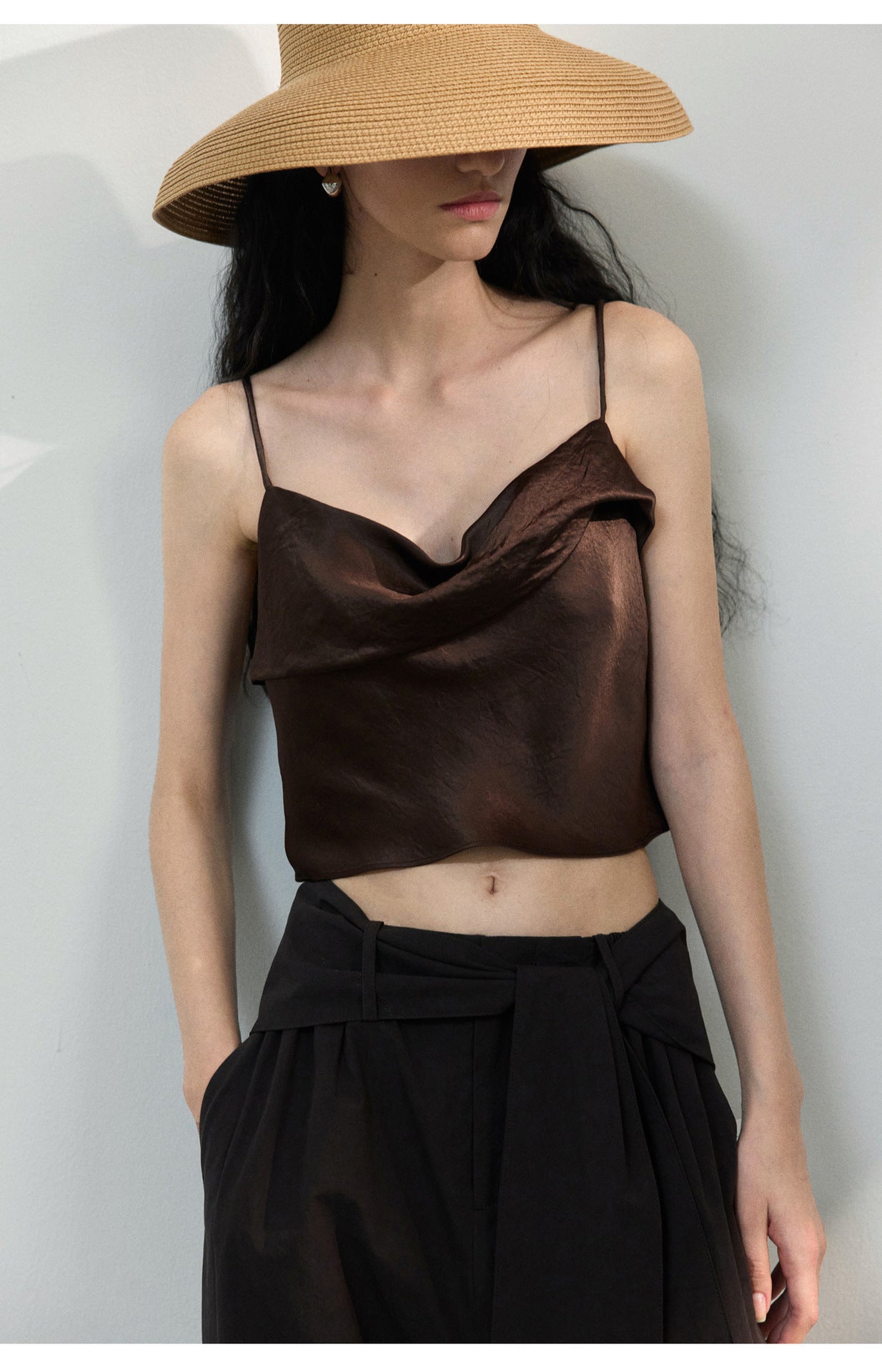 Satin Drape Cami