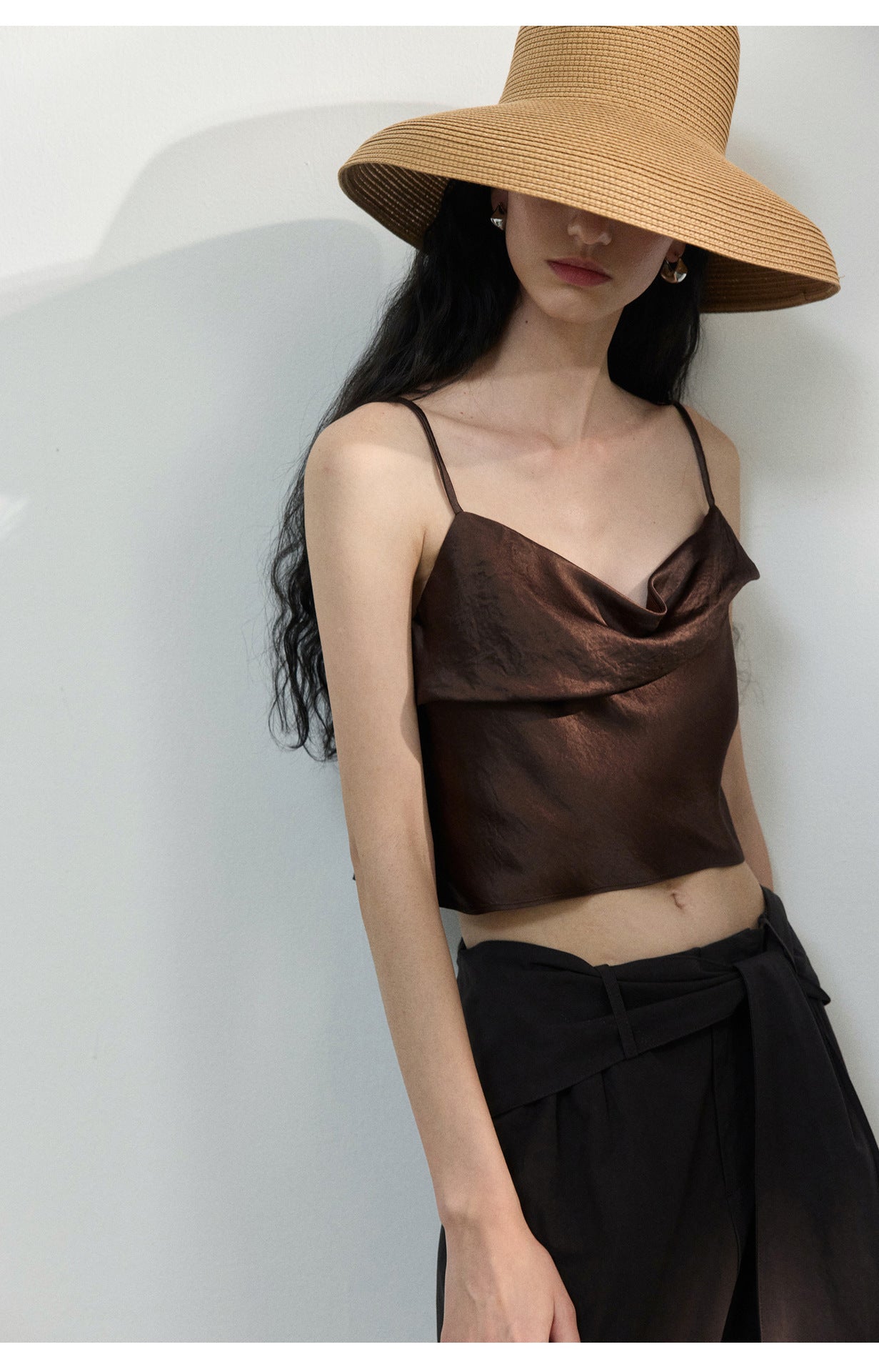 Satin Drape Cami