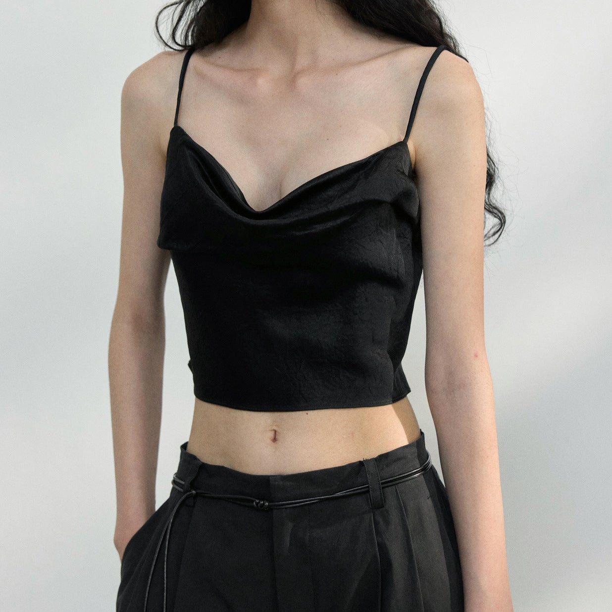 Satin Drape Cami