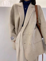 Wool blended jacket