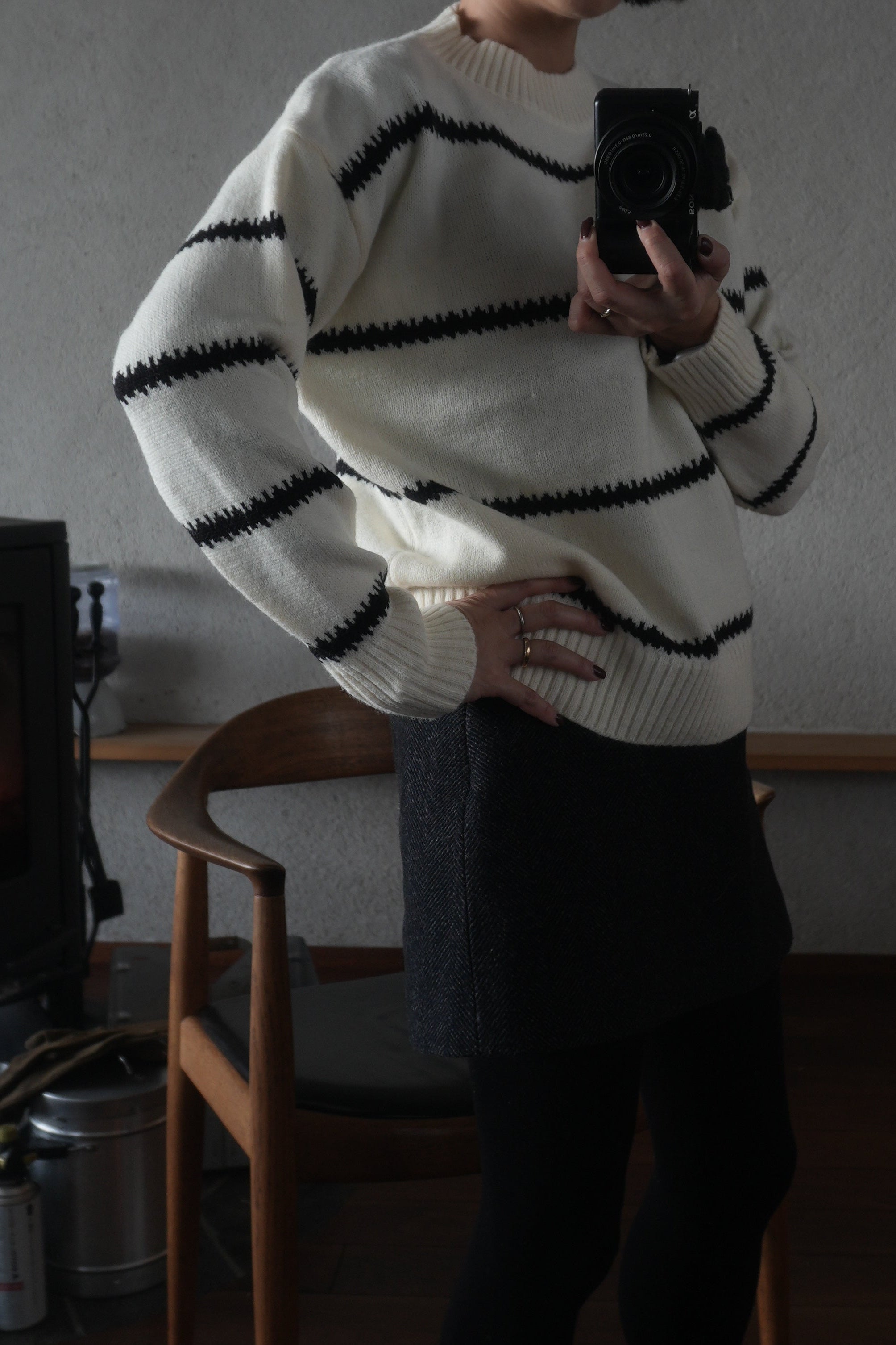 Stitch Line Knit Sweater