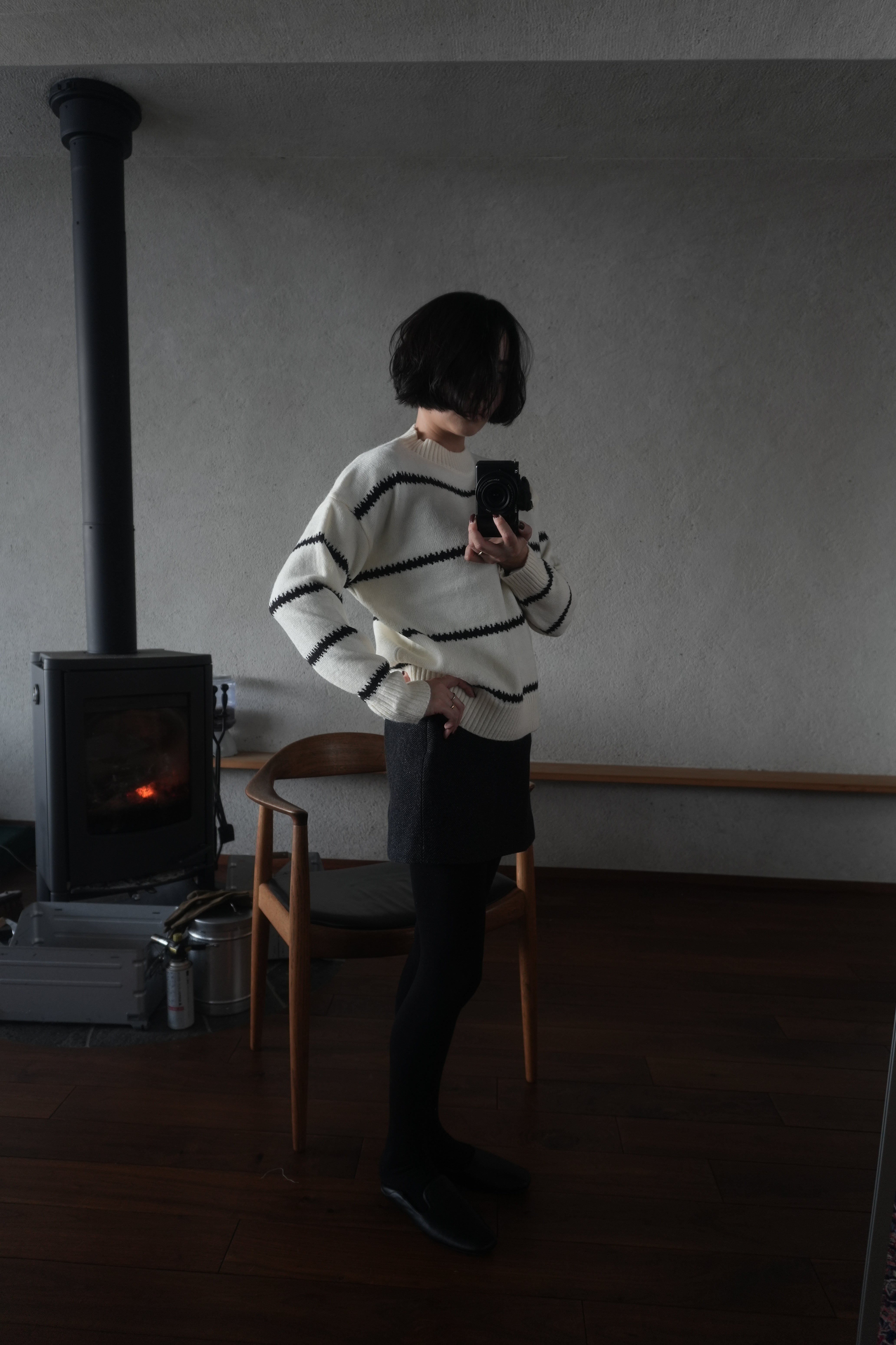 Stitch Line Knit Sweater