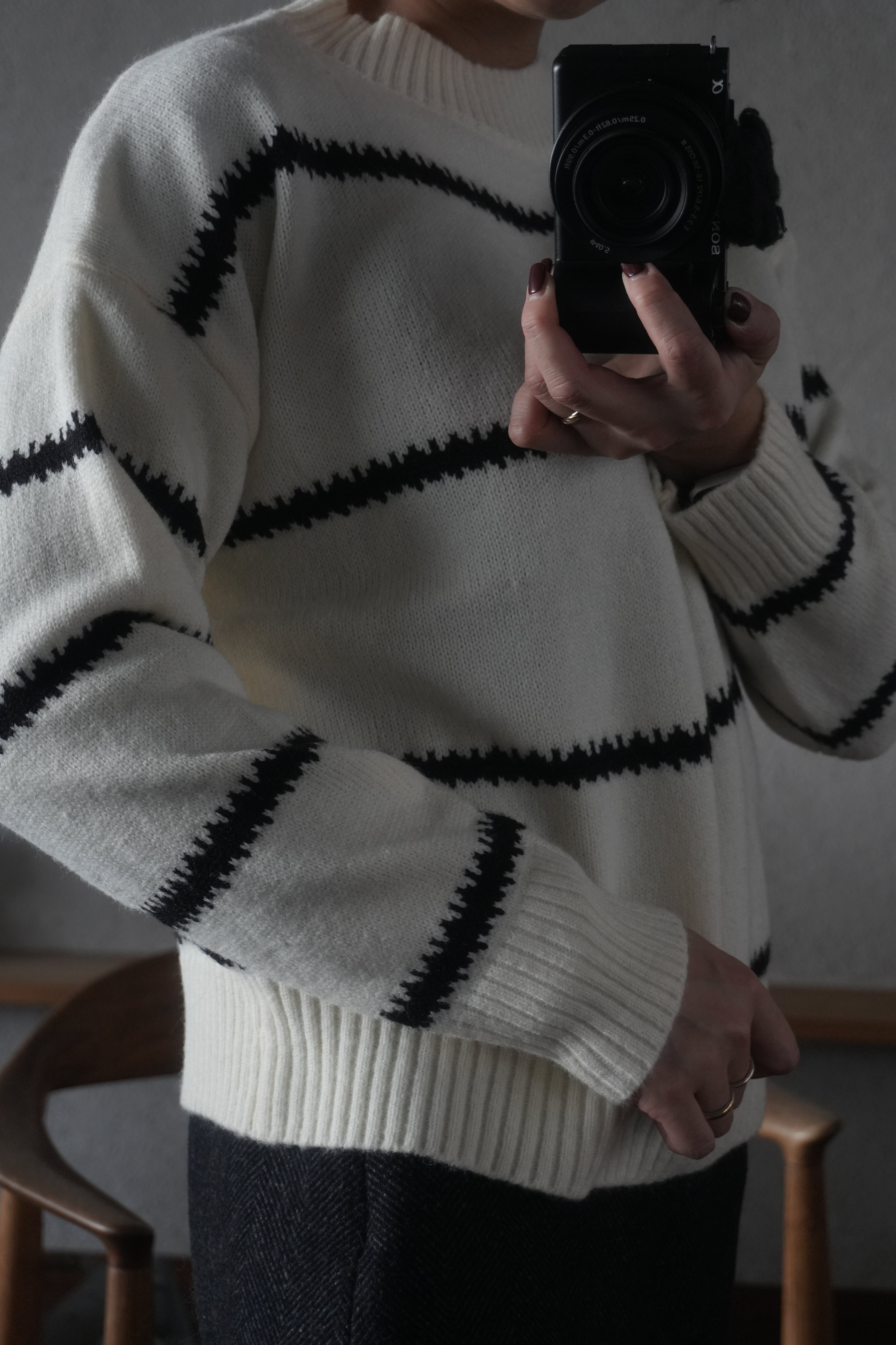 Stitch Line Knit Sweater