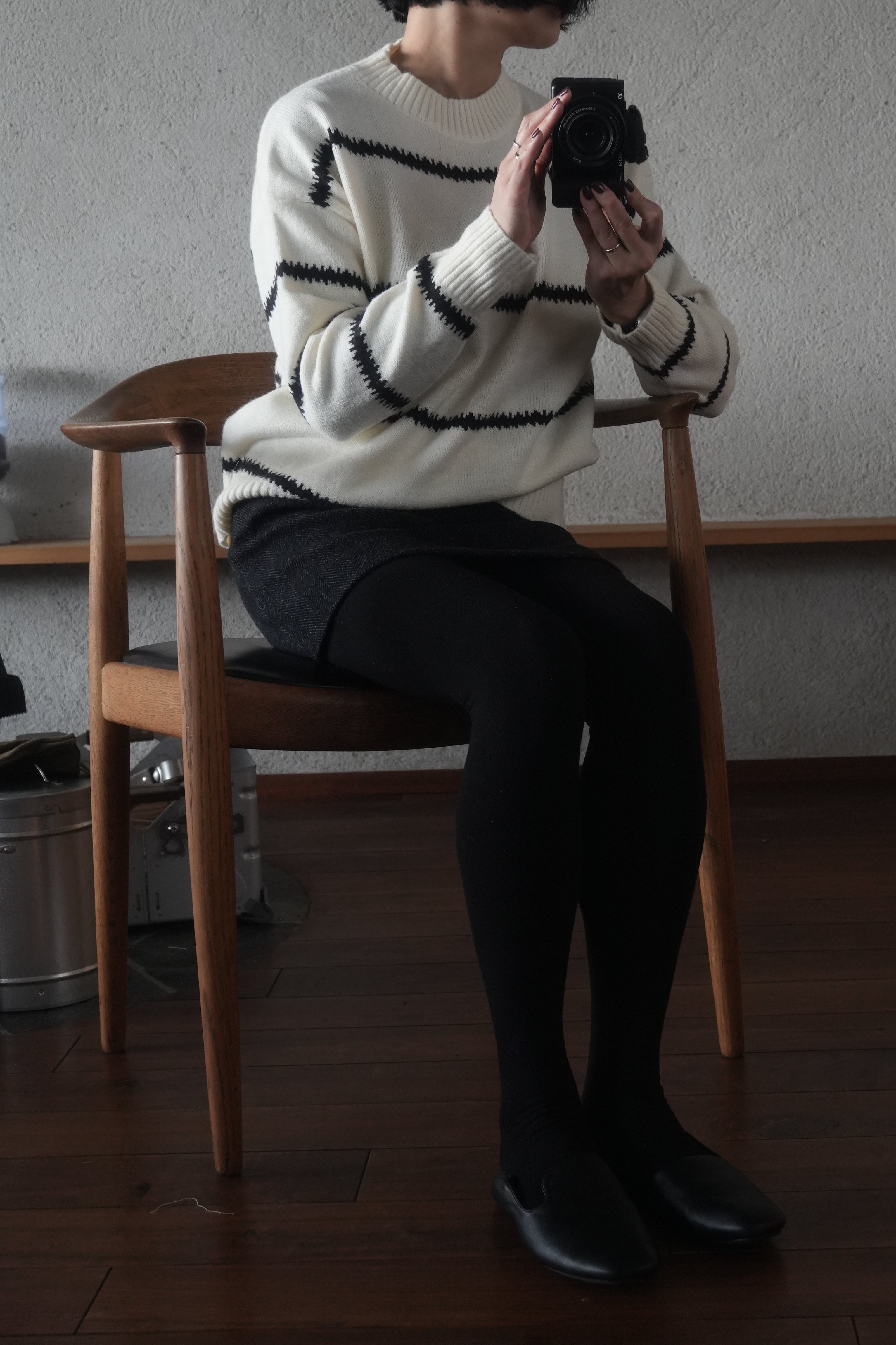 Stitch Line Knit Sweater