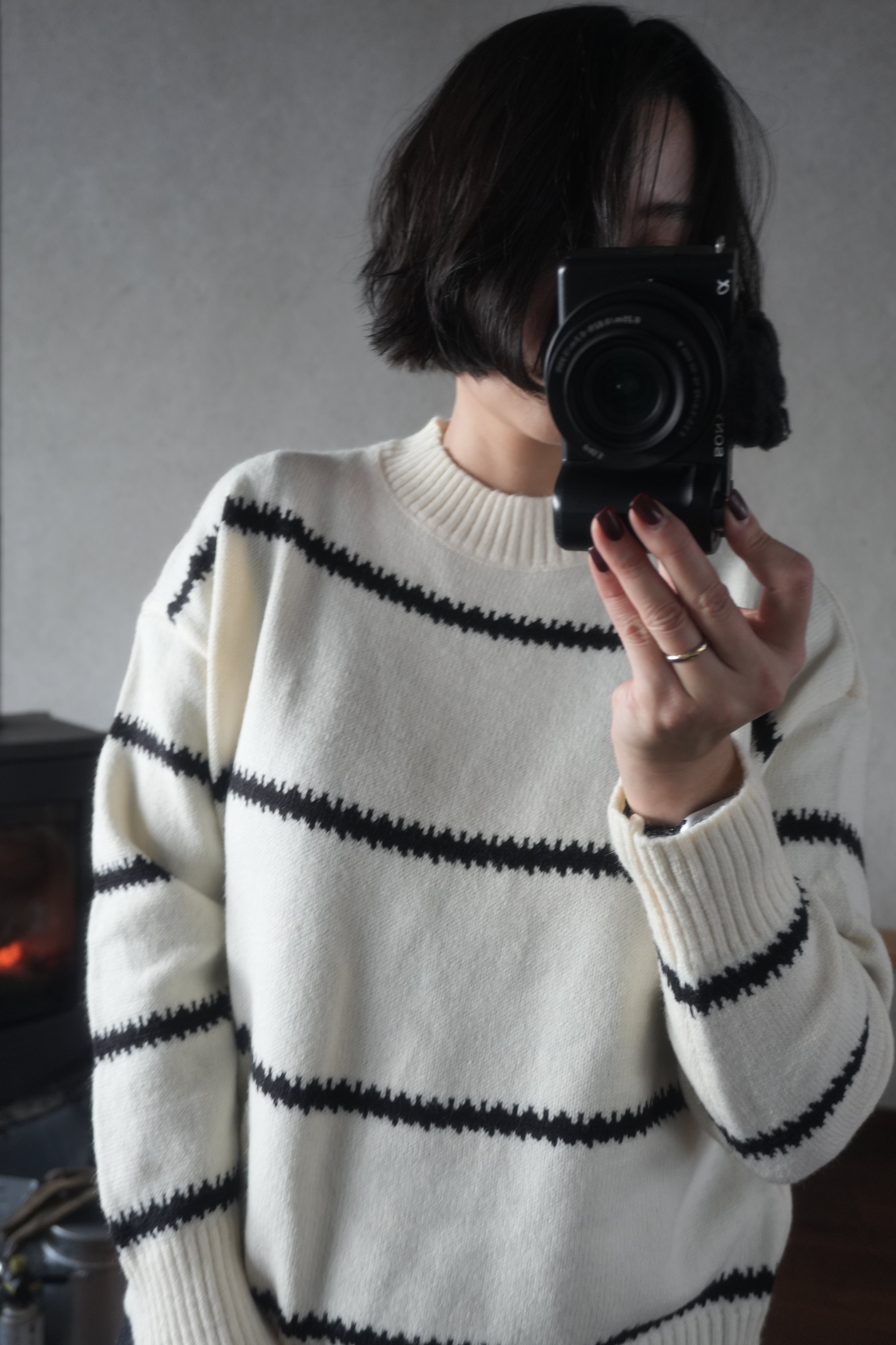 Stitch Line Knit Sweater