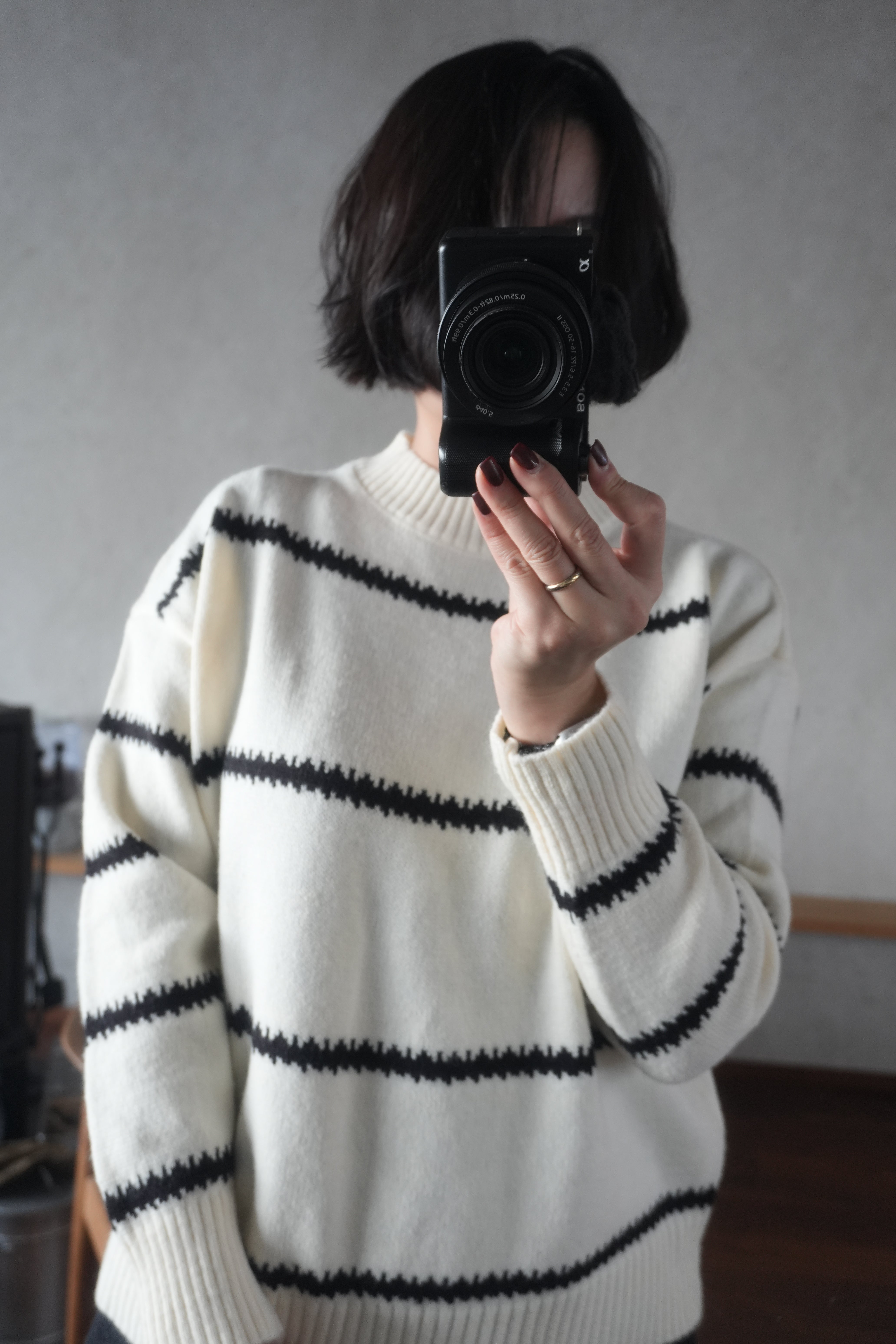 Stitch Line Knit Sweater