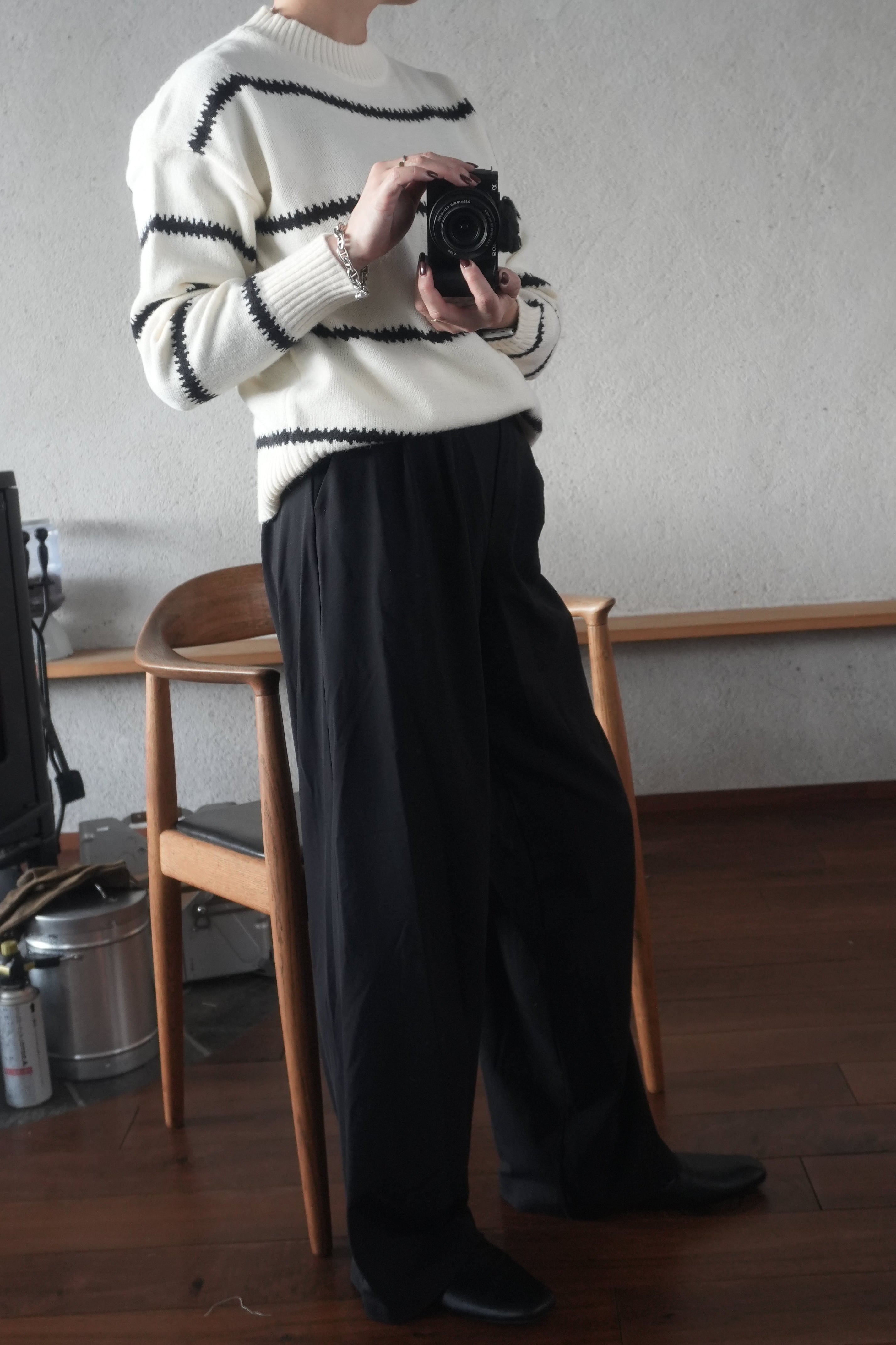 Stitch Line Knit Sweater