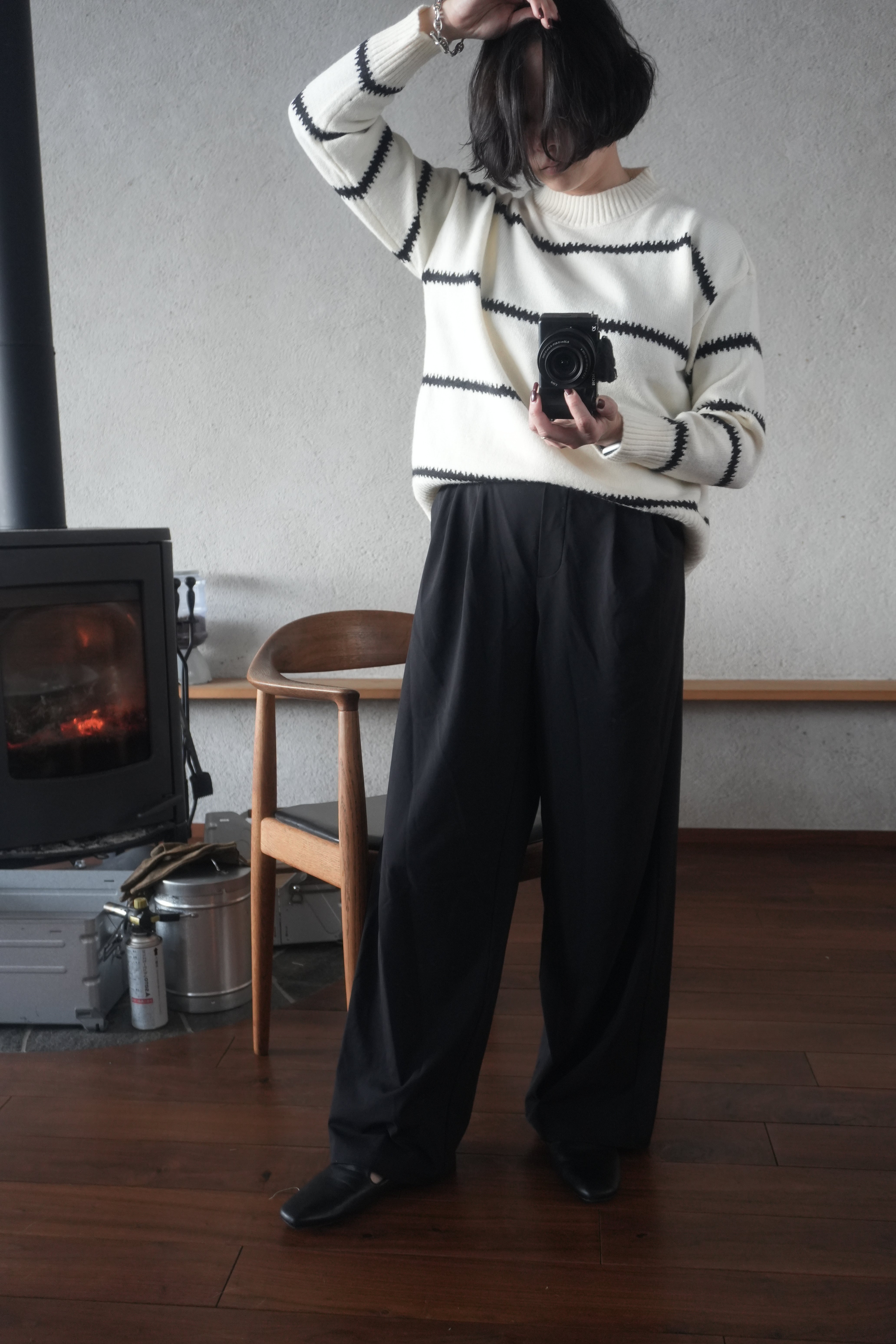 Stitch Line Knit Sweater