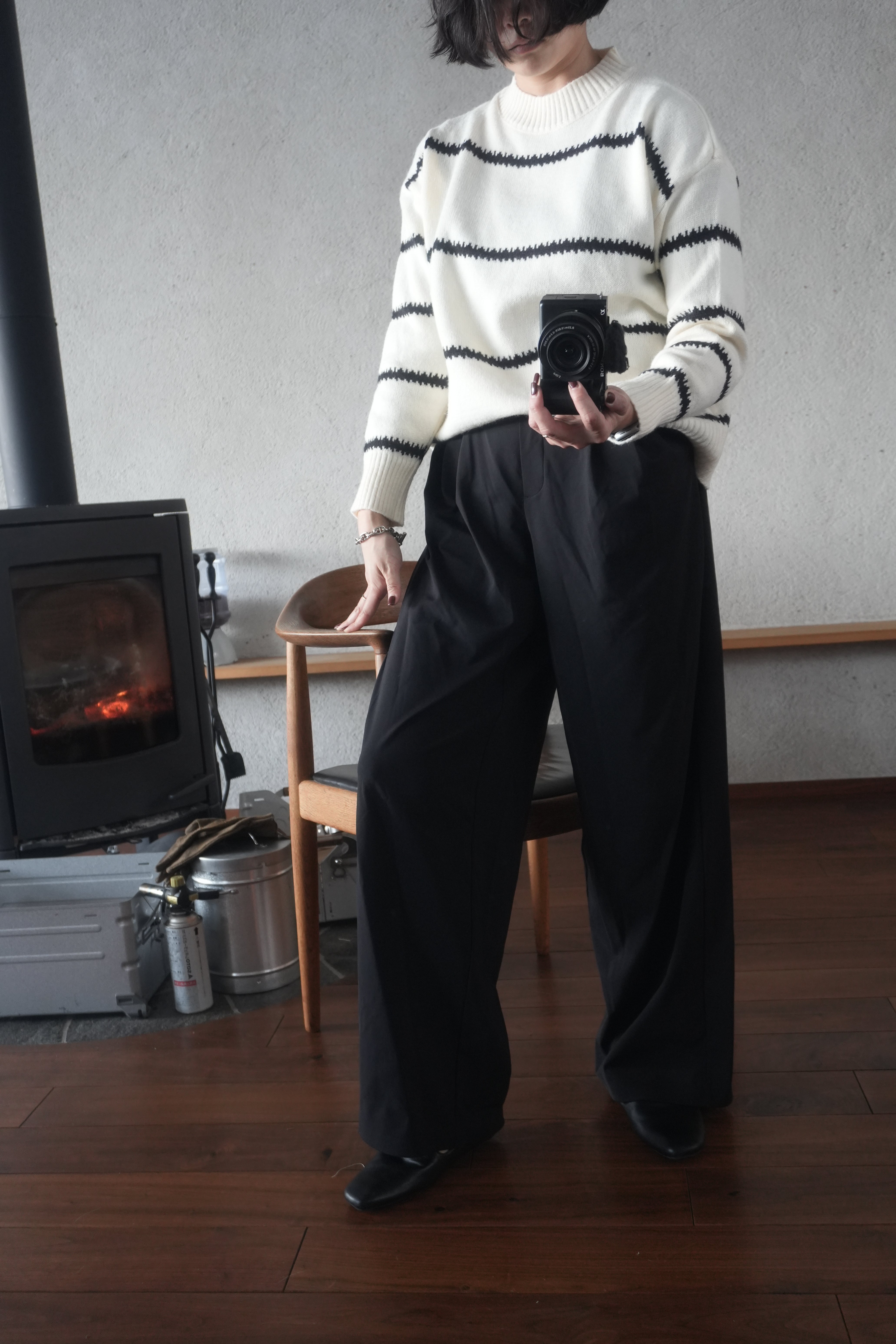 Stitch Line Knit Sweater