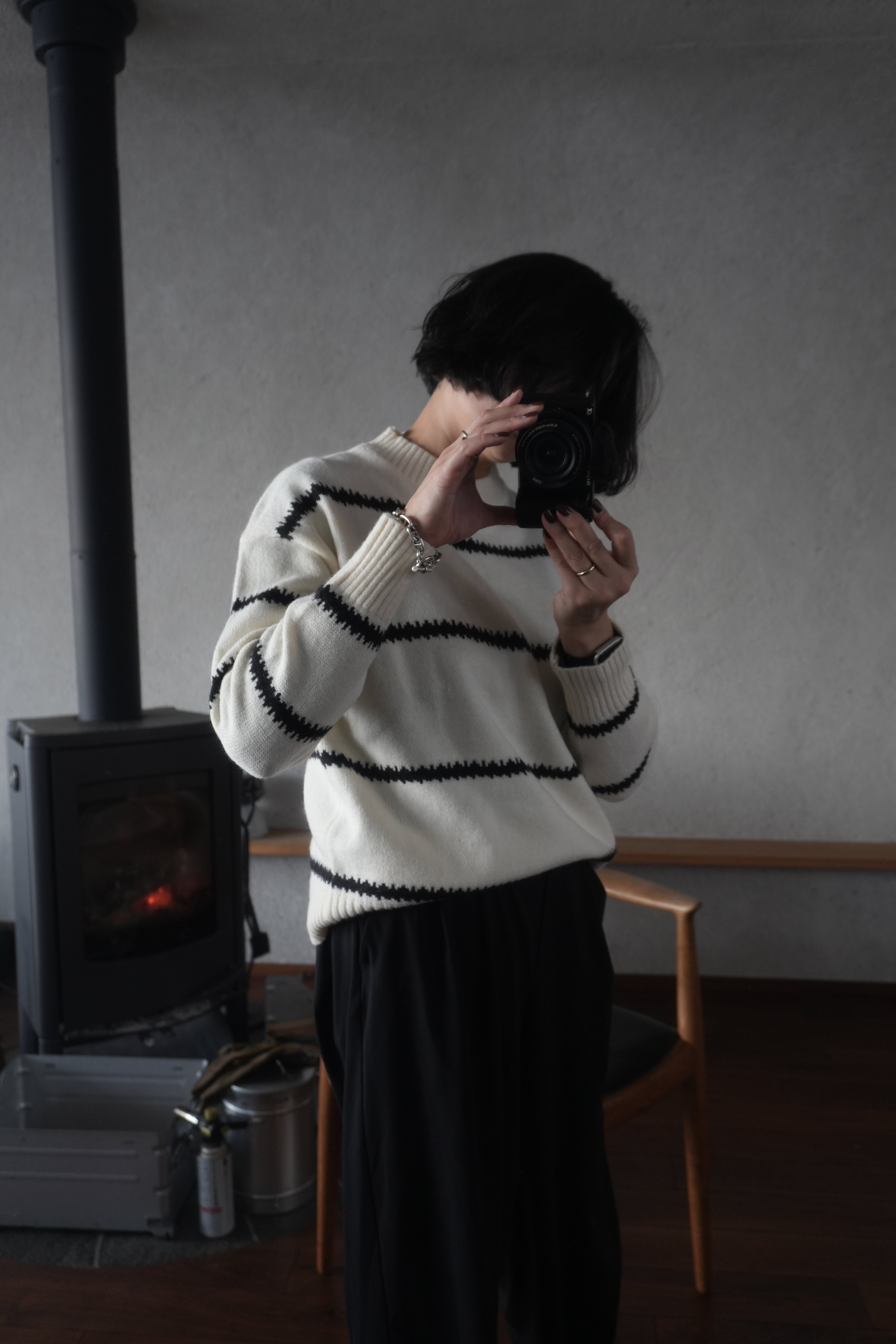 Stitch Line Knit Sweater