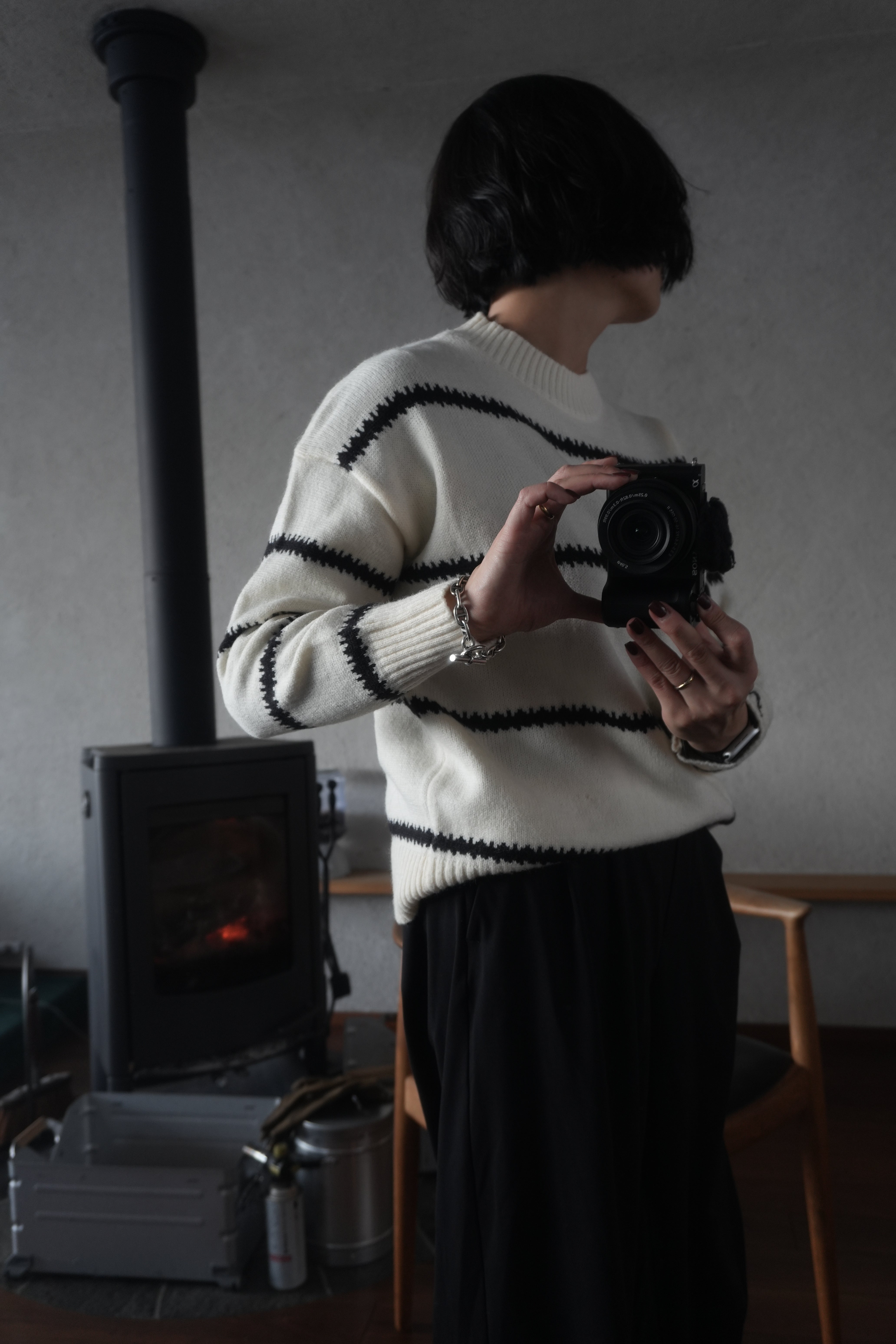 Stitch Line Knit Sweater