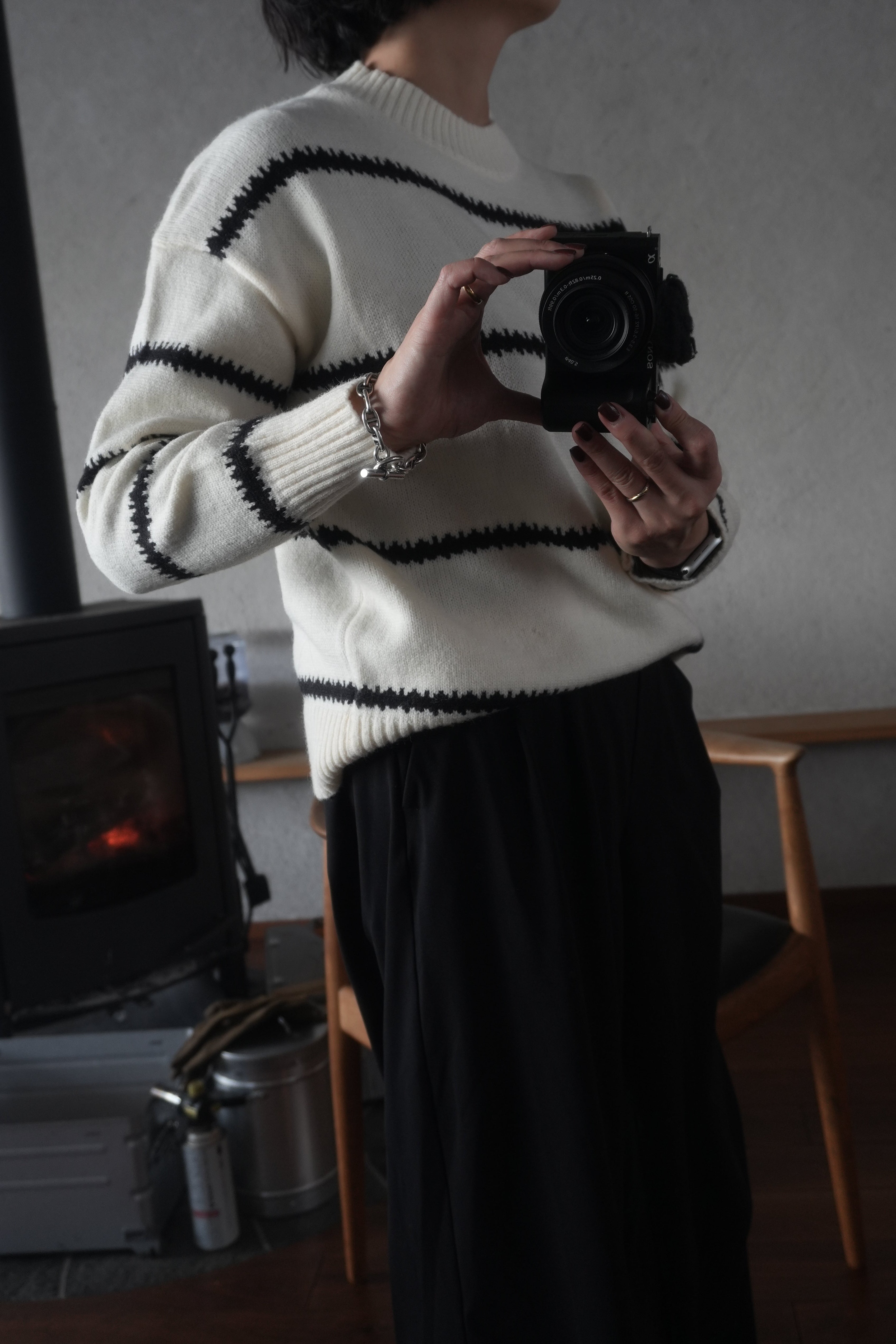 Stitch Line Knit Sweater