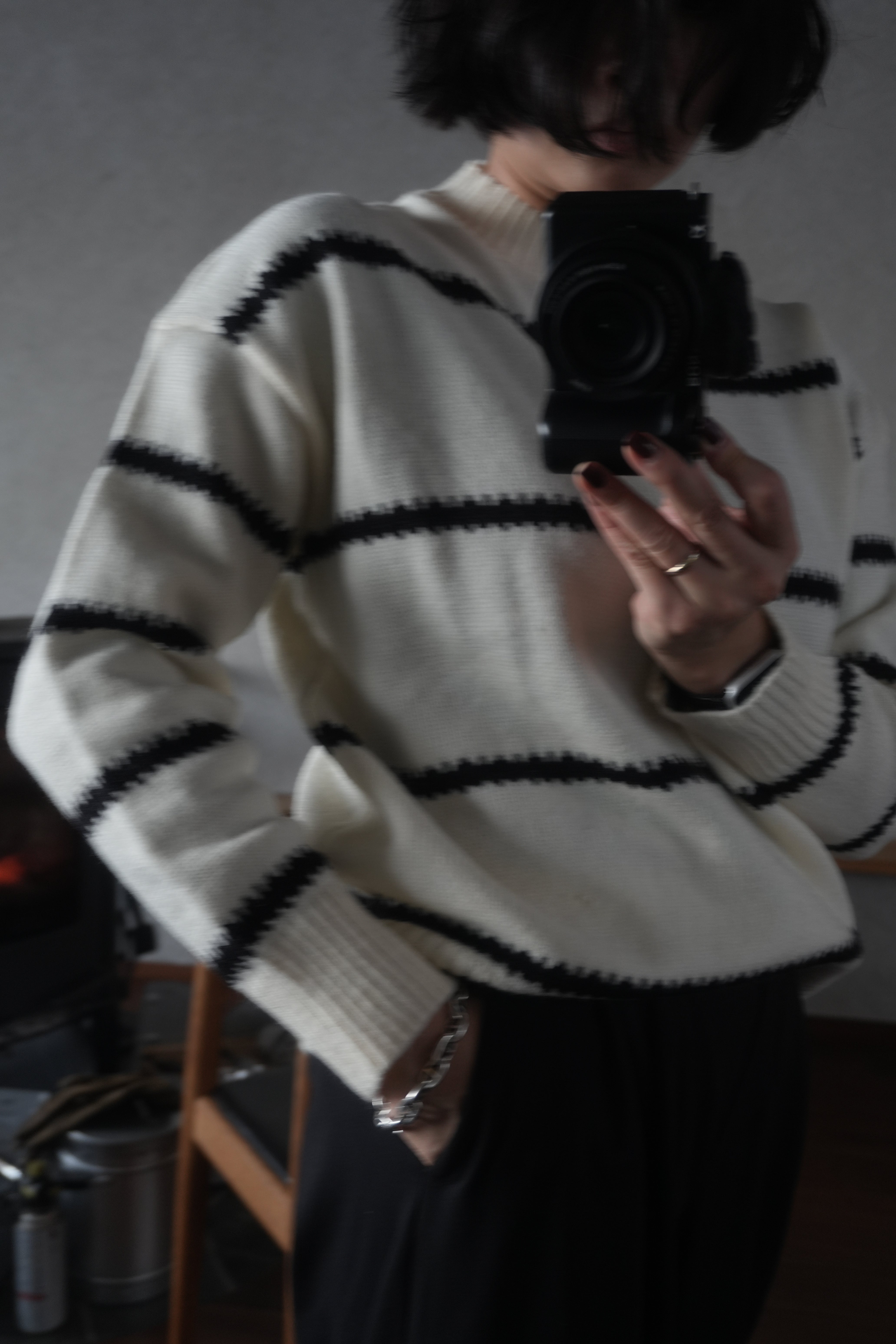 Stitch Line Knit Sweater