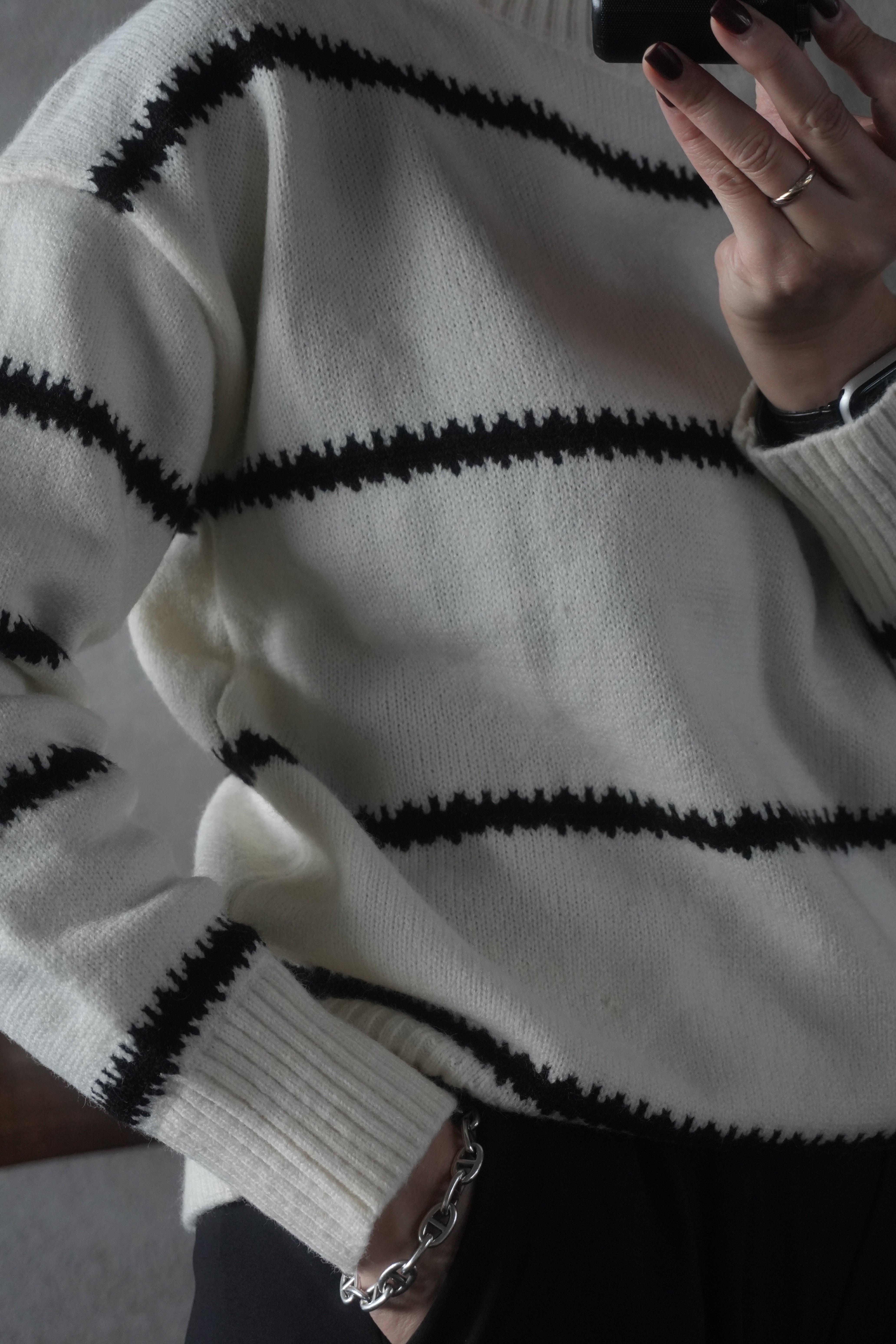 Stitch Line Knit Sweater