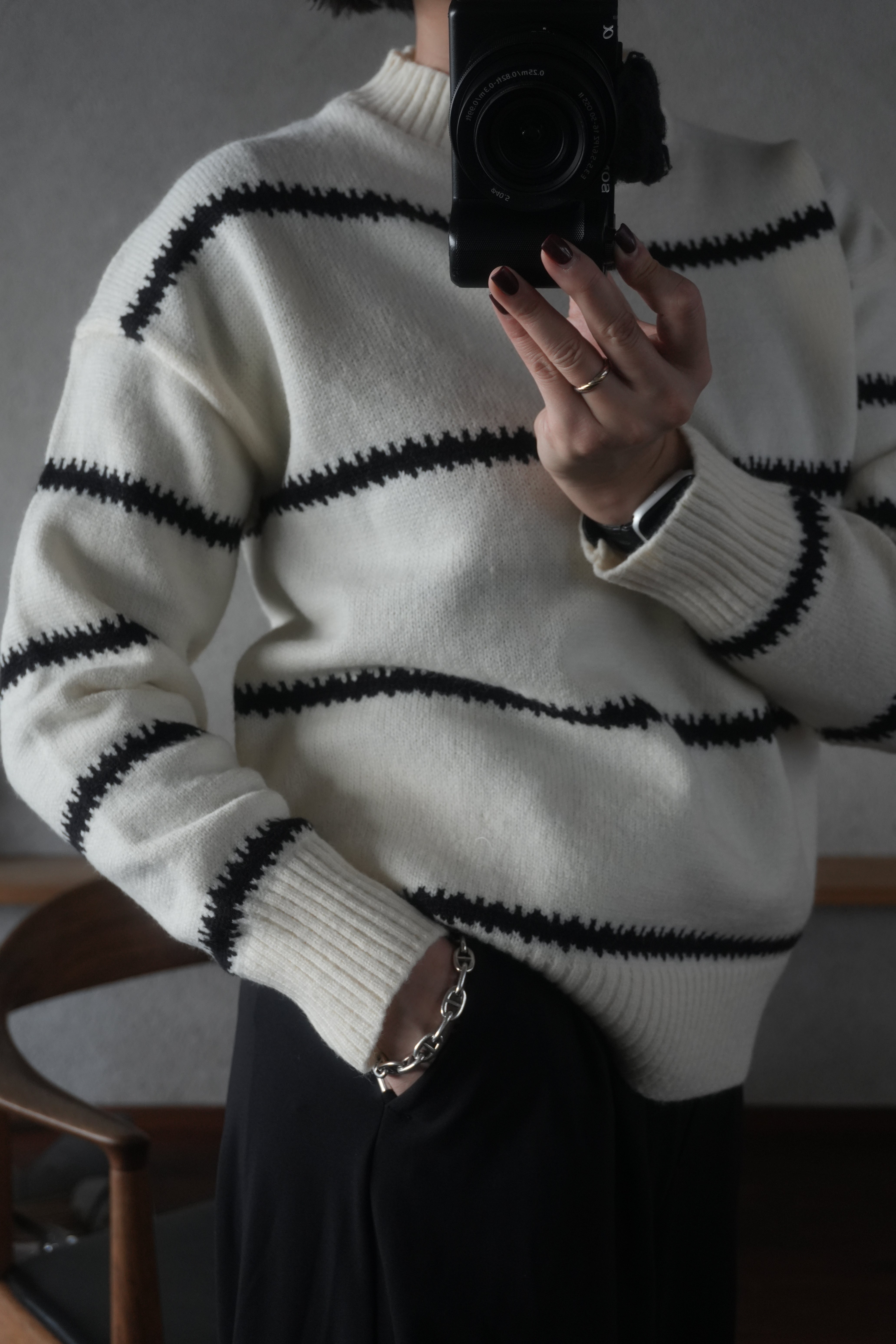 Stitch Line Knit Sweater